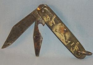 ROY ROGERS & TRIGGER Folding Jackknife - Metalware, Toys