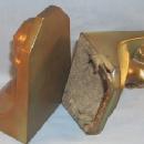 WOMAN Bust Bronze Finished Grey Metal Bookends - Metalware