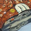 Marx ROLL OVER CAT Tin Wind Up Toy
