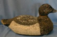 old Bluebill DUCK DECOY Hand Carved Wood Decoy - Sporting