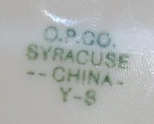 Flow Blue Prop AIRPLANE China Plate - Pottery