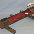Hand Crafted Metal LOG Ashtray - Tobacciana