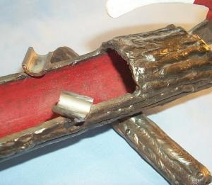 Hand Crafted Metal LOG Ashtray - Tobacciana