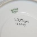 Signed LIMOGES Gold Trimmed Porcelain Cup and Saucer