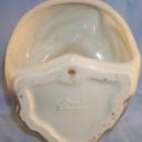 Black Americana Porcelain Turbaned Head Wall Pocket - Ethnographic