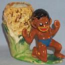 Black Americana NATIVE BOY Porcelain Planter - Ethnographic