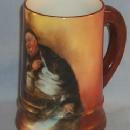 One Beautiful LIMOGES Bartender Portrait Porcelain Mug