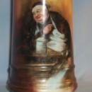 One Beautiful LIMOGES Bartender Portrait Porcelain Mug