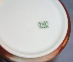 One Beautiful LIMOGES Bartender Portrait Porcelain Mug