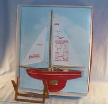 COCA COLA City of Lakes SAILBOAT in Original Box - Toys