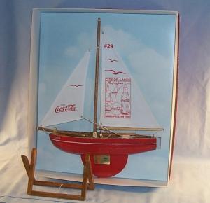 COCA COLA City of Lakes SAILBOAT in Original Box - Toys