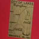 COCA COLA City of Lakes SAILBOAT in Original Box - Toys