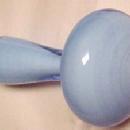 Delphite Cased Glass Sock Darner - Glass