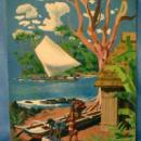 Nautical SS Wilson Menu 1949 Steamship Menu - American President Lines - Paper advertising