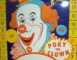 Wyandotte POKY THE CLOWN Toy Dart Game