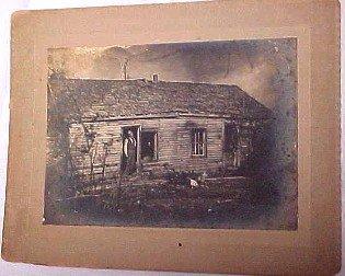Victorian Man and Cabin - Paper