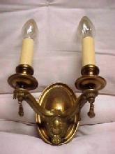 Vintage Sconce Light Fixture - Fine Arts and Lamps