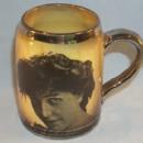 Ridgways Semi Porcelain Silver Trimmed WOMEN PORTRAIT Mug