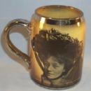 Ridgways Semi Porcelain Silver Trimmed WOMEN PORTRAIT Mug