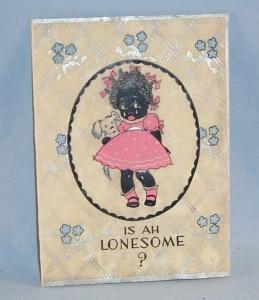 Black Americana IS AH LONESOME Greeting Card - Ethnographic