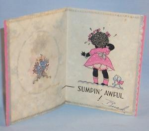 Black Americana IS AH LONESOME Greeting Card - Ethnographic