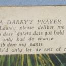 Black Americana POSTCARD - A Darky's Prayer - Ethnographic