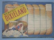 Black Americana Folding POSTCARD - Greetings from Dixieland, Memphis, Tenn - Ethnographic