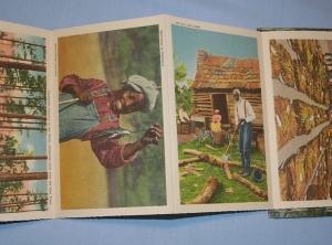 Black Americana Folding POSTCARD - Greetings from Dixieland, Memphis, Tenn - Ethnographic