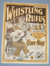 Black Americana WHISTLING RUFUS Music Book - Ethnographic