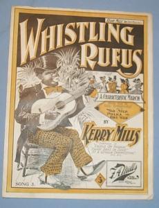 Black Americana WHISTLING RUFUS Music Book - Ethnographic