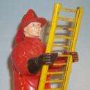 Marx CLIMBING FIREMAN Wind Up Tin Toy