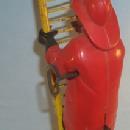 Marx CLIMBING FIREMAN Wind Up Tin Toy