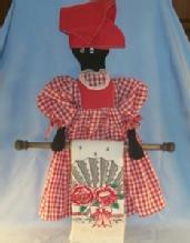 Contemporary MAMMY Hanging Towel Bar - Ethnographic