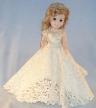 Hard Plastic BRIDE DOLL with Movable Arms and Legs - Toys