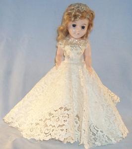 Hard Plastic BRIDE DOLL with Movable Arms and Legs - Toys