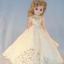 Hard Plastic BRIDE DOLL with Movable Arms and Legs - Toys