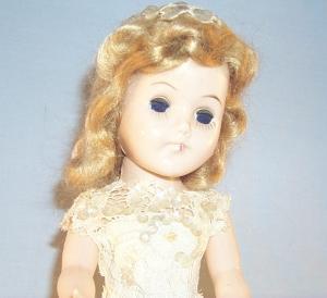 Hard Plastic BRIDE DOLL with Movable Arms and Legs - Toys