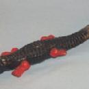 BLACK MAN IN ALLIGATOR'S MOUTH Pencil - Ethnographic