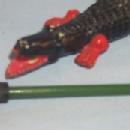 BLACK MAN IN ALLIGATOR'S MOUTH Pencil - Ethnographic