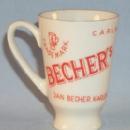 One BECHER'S LIQUEUR Advertising Porcelain Shot Cup