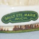 Colorful INDIAN BY STUMP Porcelain Advertising Souvenir Ashtray