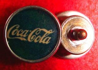 Vintage Coca-Cola Cuff Link- Advertising