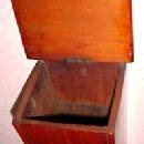 Old Walnut Pipe Candle Box - Furniture