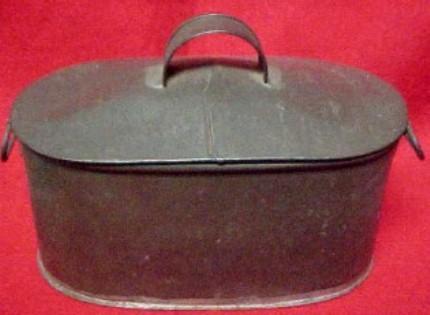 Tin Lunch Pail Child's - Metalware