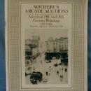 old vintage Sothebys auction ART Catalog - AMERICAN Painting Catalog - 19th & 20th CENTURY PAINTINGS - 1988 Auction Catalog with Prices - paper