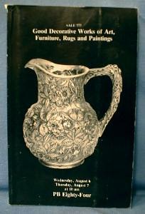 old vintage Sothebys auction ART Catalog - AMERICAN Painting Catalog - 19th & 20th CENTURY PAINTINGS - 1988 Auction Catalog with Prices - paper
