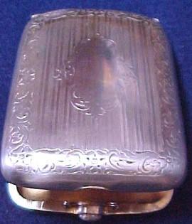 Cigarette Vista Silver Case - Tobacciana/Silver