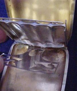 Cigarette Vista Silver Case - Tobacciana/Silver
