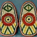 old vintage American Indian Moccasins Tops - Hand Crafted Bead