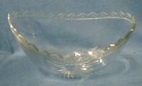 vintage Silver Pedestal Candy Dish with Cut Glass Insert